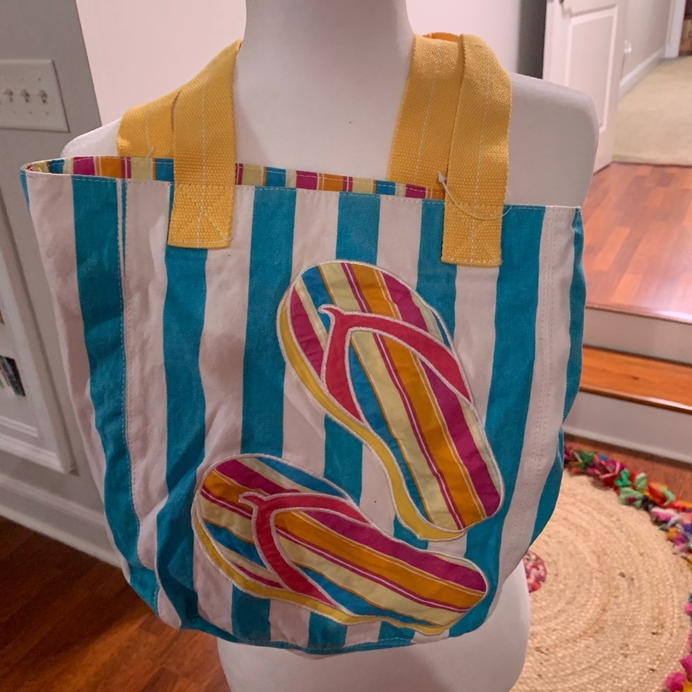 Flip flop tote purse bag
